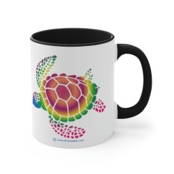 Turtle Accent Coffee Mug, 11oz