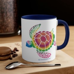 Turtle Accent Coffee Mug, 11oz