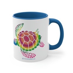 Turtle Accent Coffee Mug, 11oz