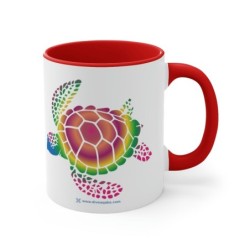 Turtle Accent Coffee Mug, 11oz