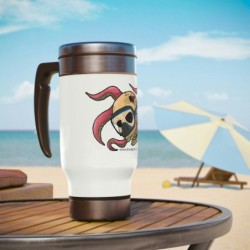 Kraken Stainless Steel Travel Mug with Handle, 14oz