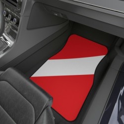 Flag Car Mats (2x Front)