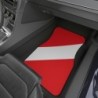 Flag Car Mats (2x Front)