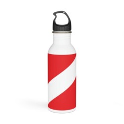 Flag Stainless Steel Water Bottle