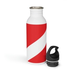 Flag Stainless Steel Water Bottle