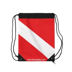 Flag Drawstring Bag