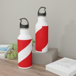 Flag Stainless Steel Water Bottle