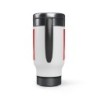 Flag Stainless Steel Travel Mug with Handle, 14oz