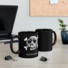 Pirate 11oz Black Mug