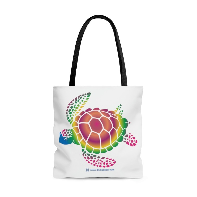 Turtle AOP Tote Bag