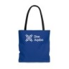 Blue AOP Tote Bag