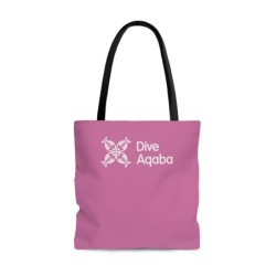 Pink AOP Tote Bag