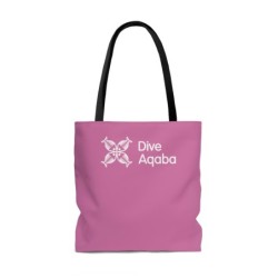 Pink AOP Tote Bag