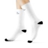 White Crew Socks