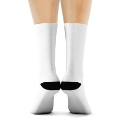 White Crew Socks