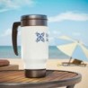 Stainless Steel Travel Mug with Handle, 14oz